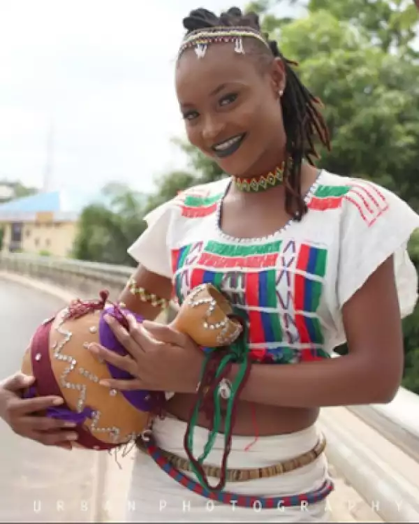 Ex BBnaija Housemate, Marvis Looks Wow In Fulani Attire [Photos]